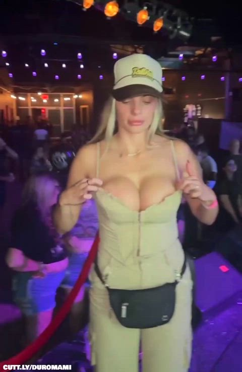 Amateur Big Tits Bimbo Blonde Boobs Compilation Flashing Public Titty Drop Porn GIF by duromami