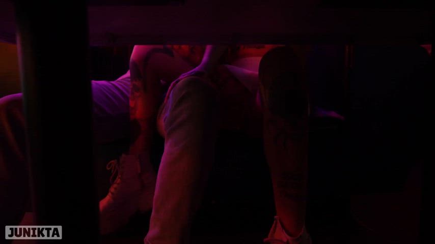 Pimpal Bill and Marceline Black heat up the nightclub toilet in steamy action (Part 1).