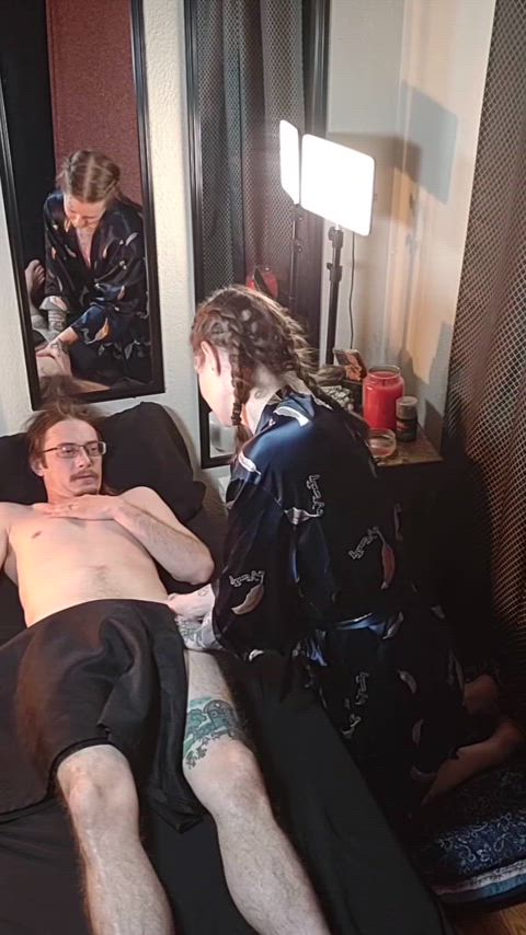 Massage turns into worship