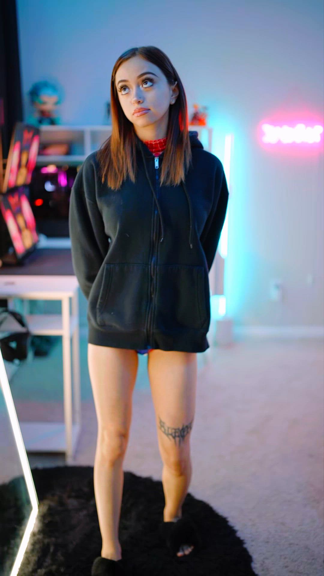 Cosplay, Costume, Egirl, On/Off, Tease, TikTok