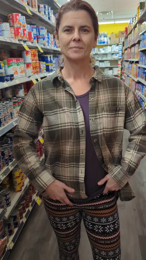 Showing you what's hiding underneath my flannel ;)