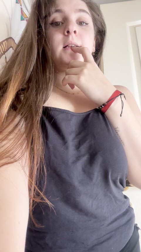 Would you like to have a chubby girl with saggy titty