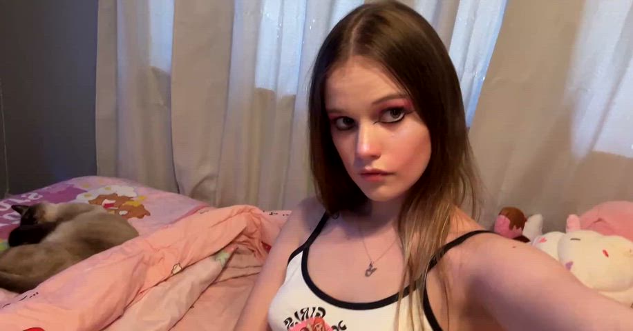 My stepbro keeps staring at my tits