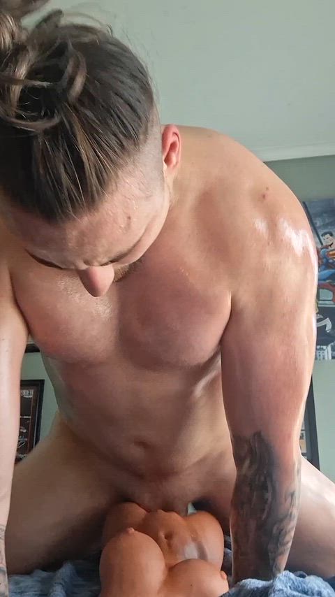 I'm just trying to show you what it'd be like if you opened your legs for me and let me thrust my thick cock in you
