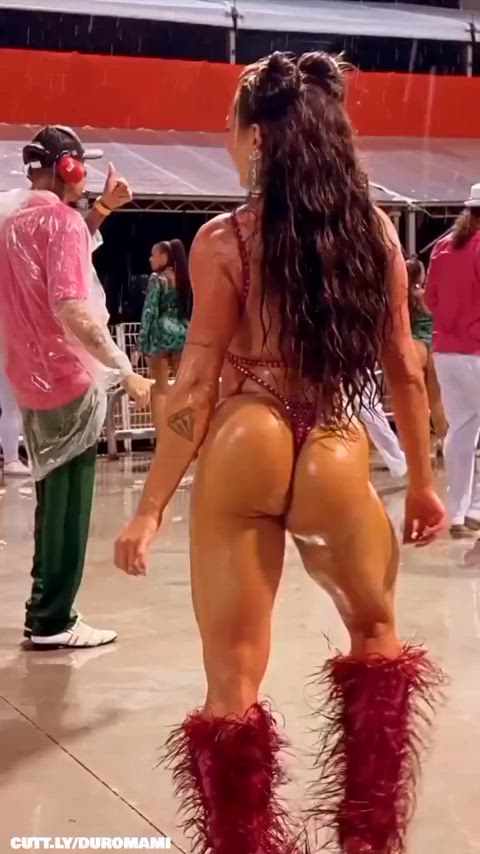 Amateur Big Ass Bikini Brazilian Dancing Fit Fitness Legs MILF Public Porn GIF by duromami