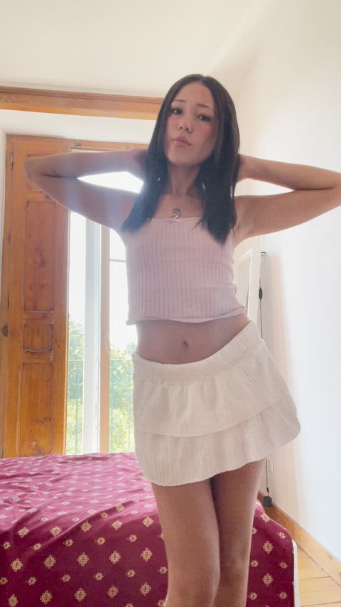 Would you be into a petite brunette Asian girl? 😛