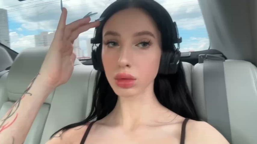 Amateur Babe Brunette Cute NSFW Public Sexy Tease Teen Work Porn GIF by maariii