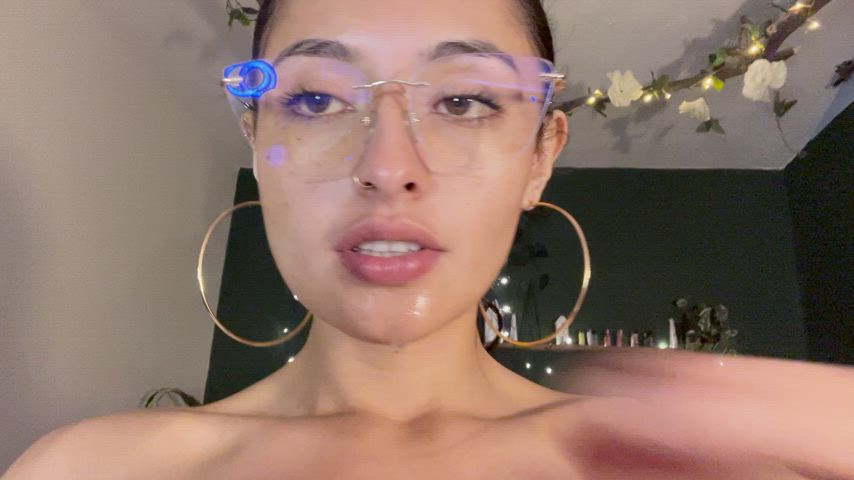 Amateur OnlyFans Saliva Small Tits Spit Porn GIF by katherinne_1612