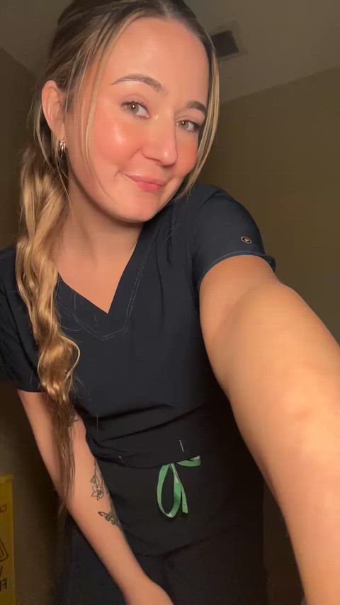 Is it naughty to wear sexy stuff under my scrubs