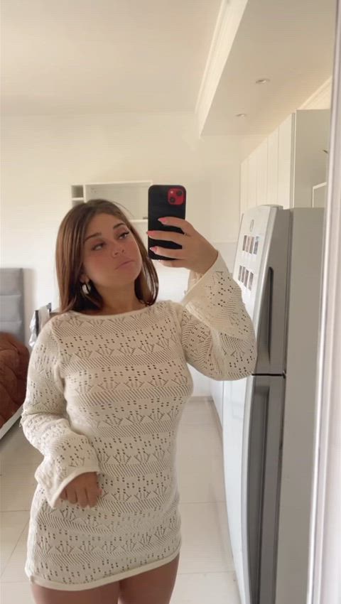 My outfit cannot hide my thickness