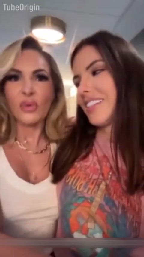 Kiss Kissing Lesbian Lesbians Porn GIF by makaveli187