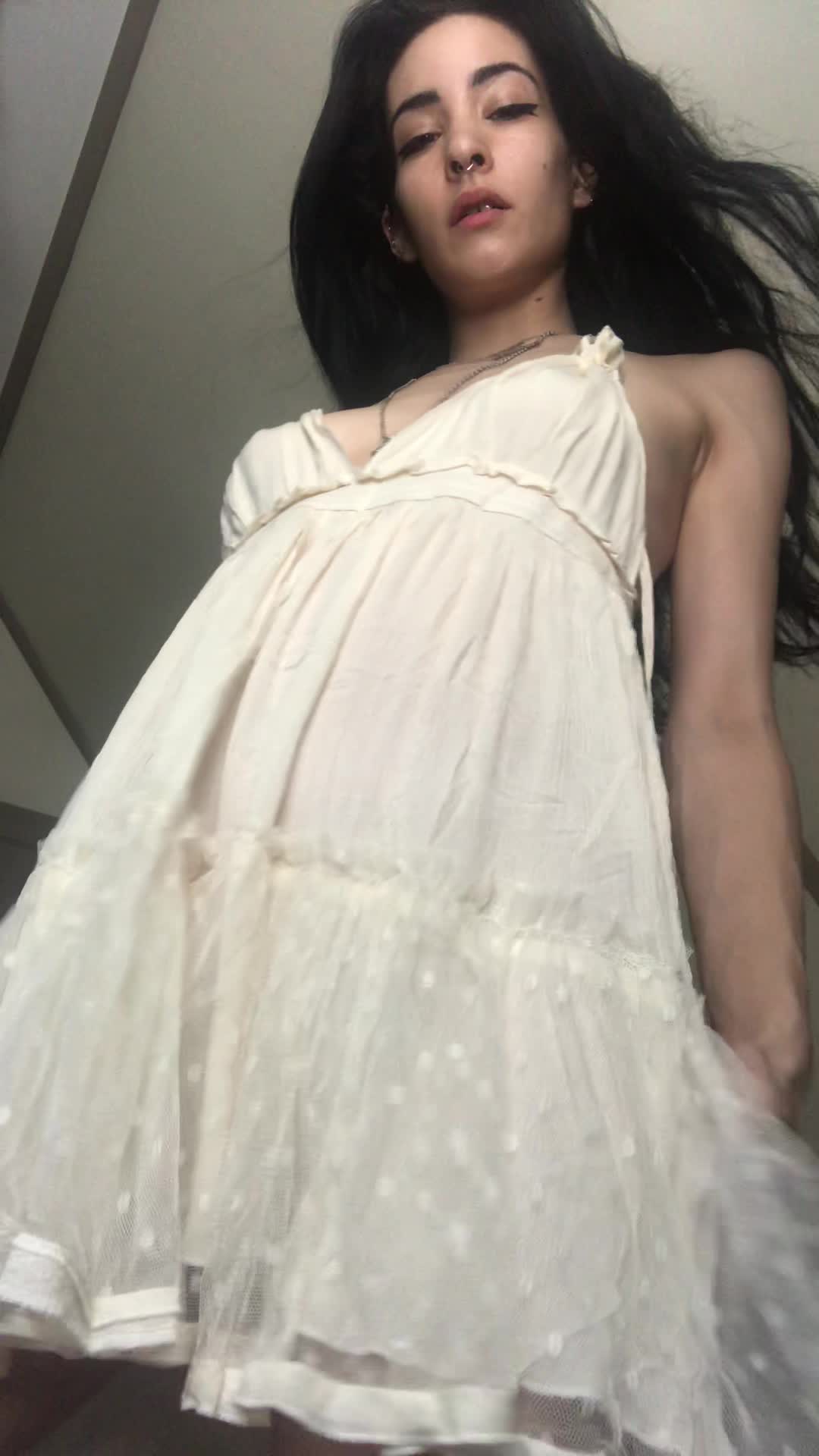 this dress is cute on me but it looks a lot nicer on the floor