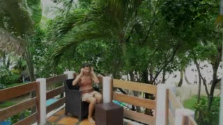 I'm trying big new dildo..Neighbors saw me naked
