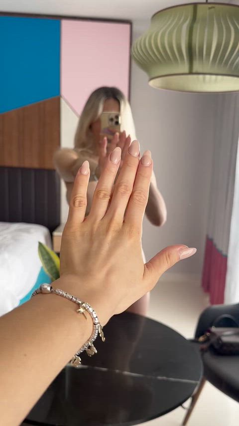 Babe Big Tits Blonde Boobs NSFW Nude OnlyFans Pale Pussy Tits Porn GIF by blondiewithtiddies