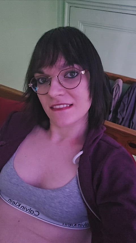 Amateur Brunette Cute Dildo Masturbating OnlyFans Petite Pussy Pussy Lips Trans Woman Porn GIF by emilyretcher