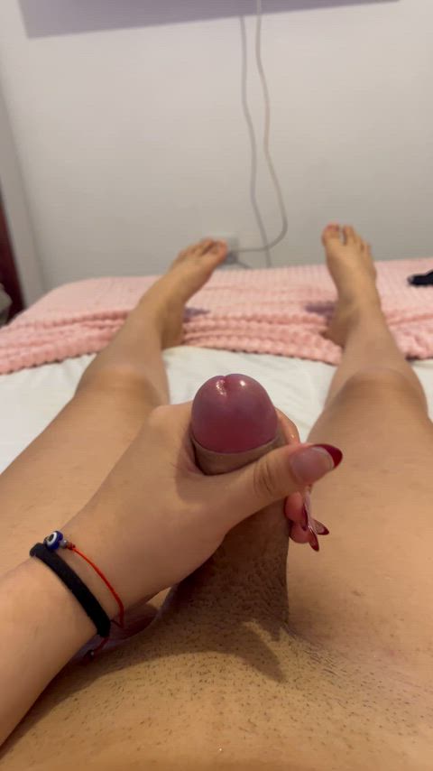 Wondering how my girlcock would taste on your lips?