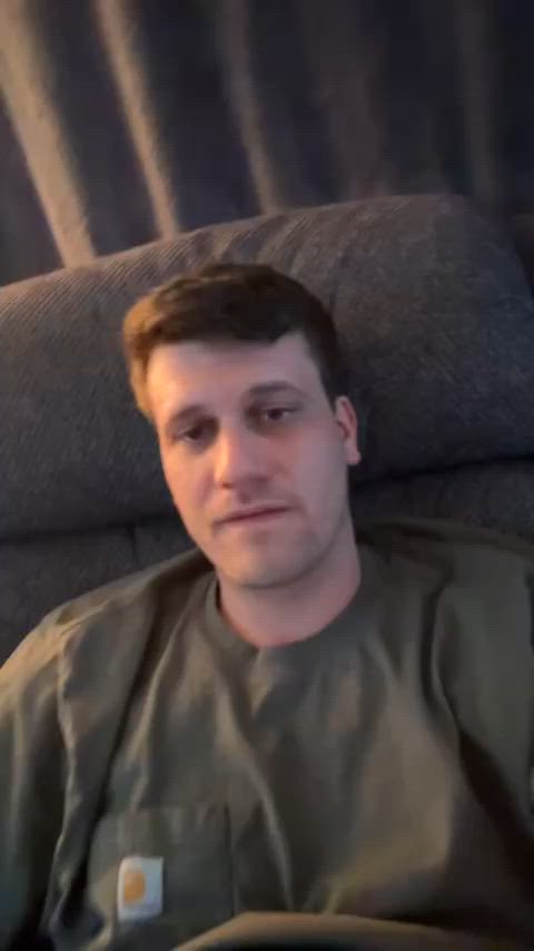 Home from work and hard as fuck