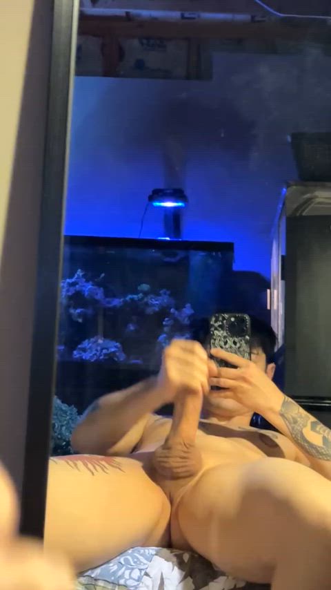 Imagining it’s you I’m fucking from below