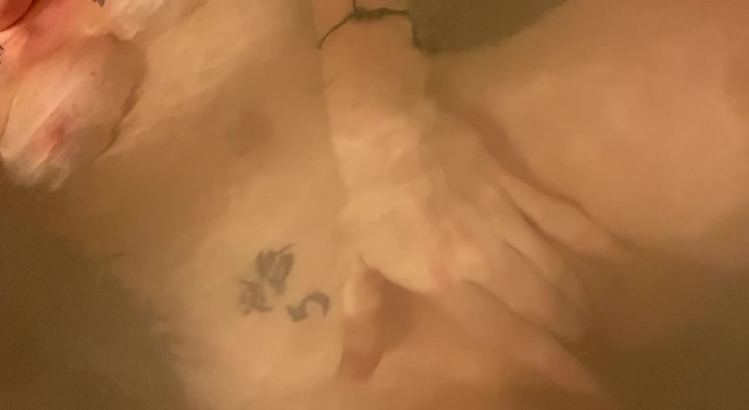 Karuna satori fingering in the bath. Few frames of pussy lips