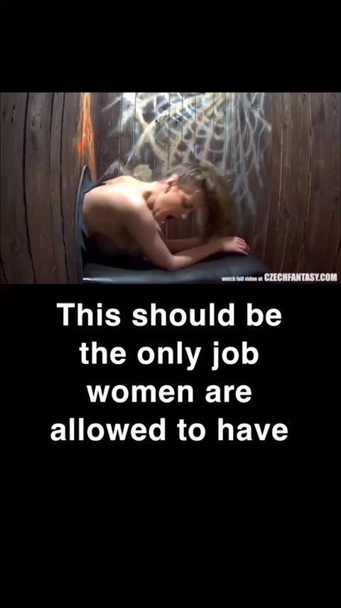 Honestly there must be government mandated glory holes in all communities where the democratically voted local sluts r mandated to volunteer