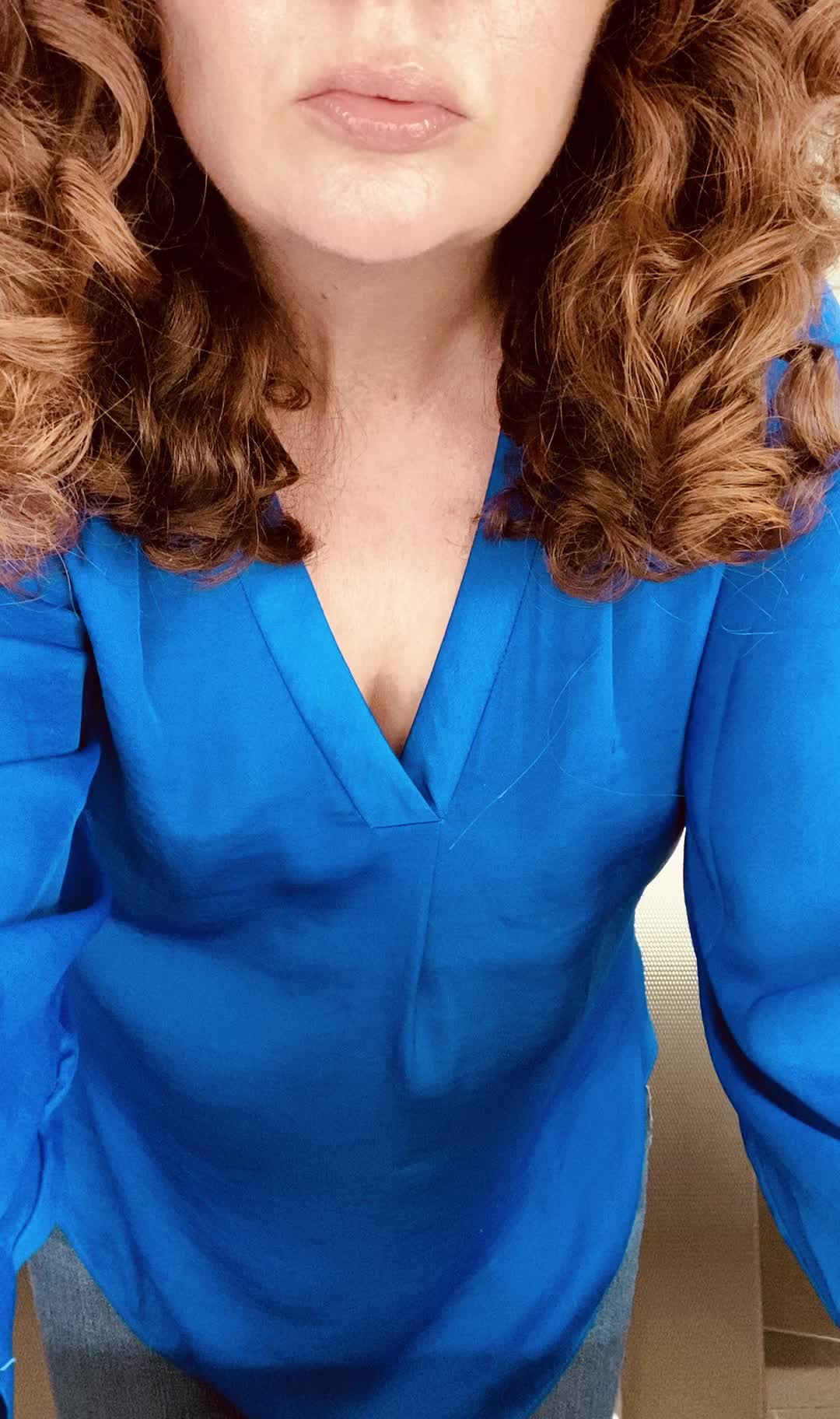 On the first day of Christmas, my true love gave to me...a flash of her perky titties.