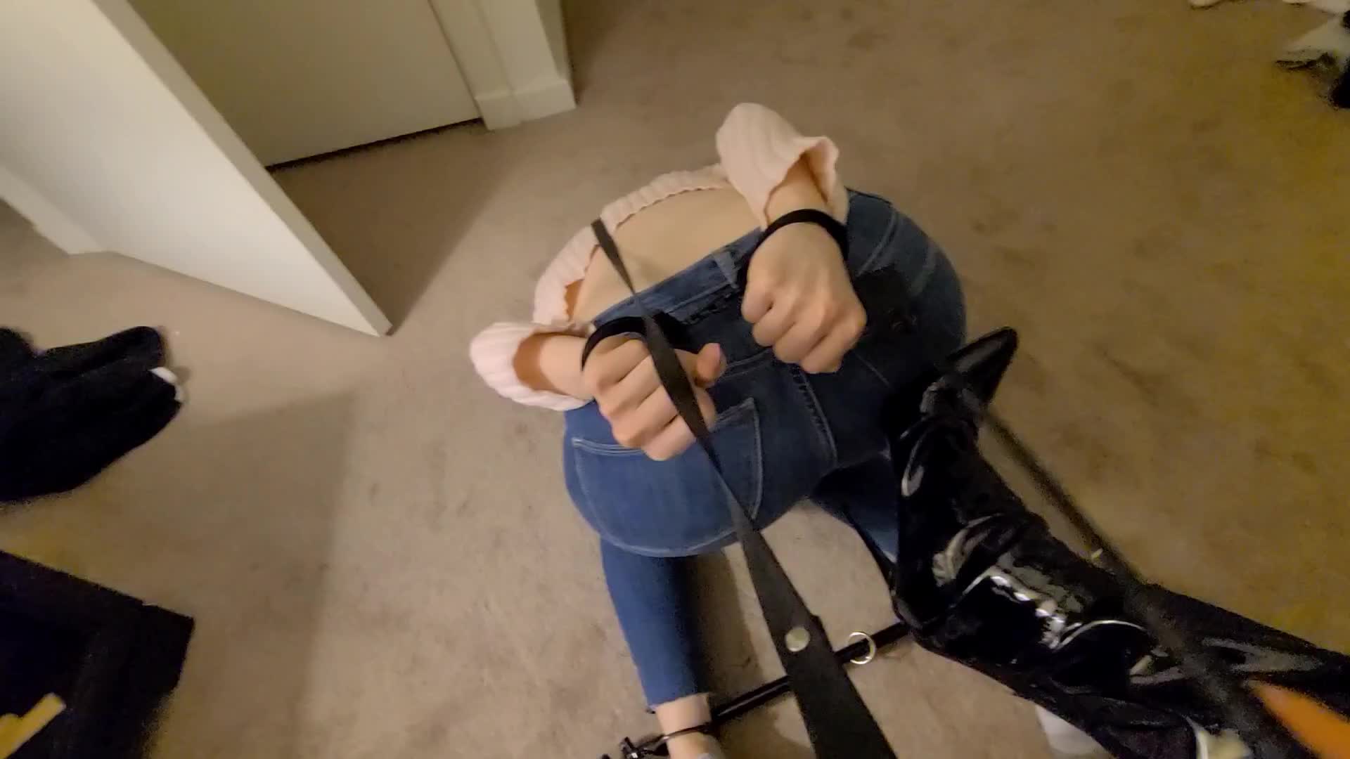 Watch me dominate my slave