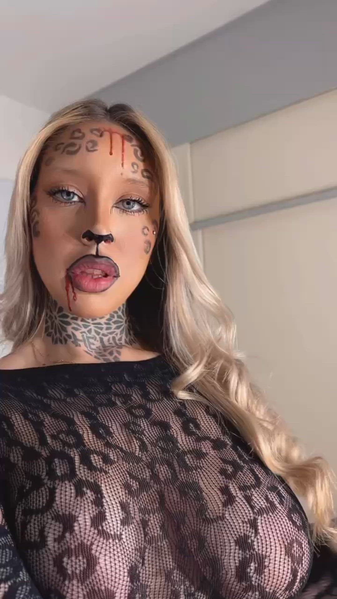 Big Tits, Blonde, Cute, Lingerie, Masturbating, NSFW