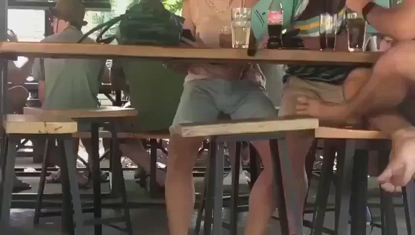 Amateur Bar Caught Exhibitionism Exhibitionist Fingering MILF Public Voyeur r/CaughtPublic Porn GIF by populardick