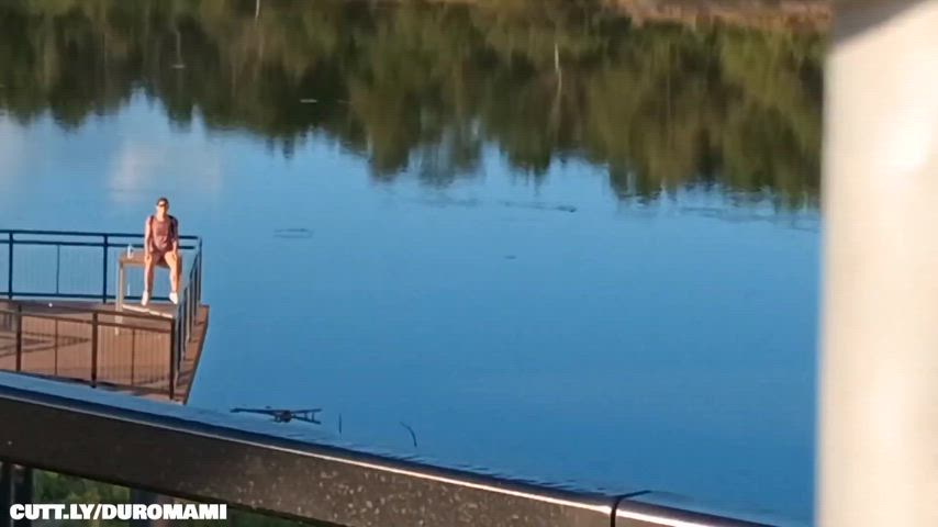 Amateur Flashing Hotwife Public Pussy Real Couple Upskirt Voyeur Porn GIF by duromami