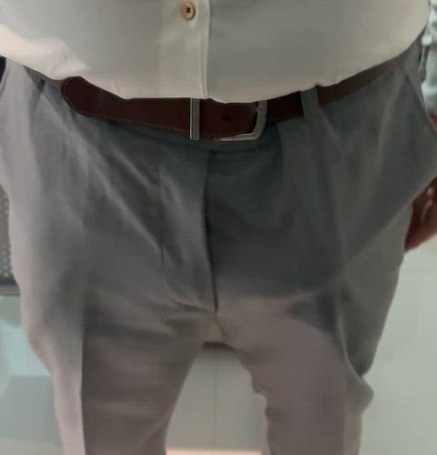 Help is Is the cum stain obvious lol