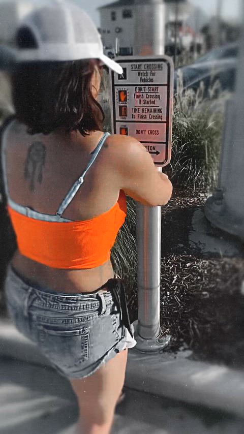 big fan of showing my cheeks in public