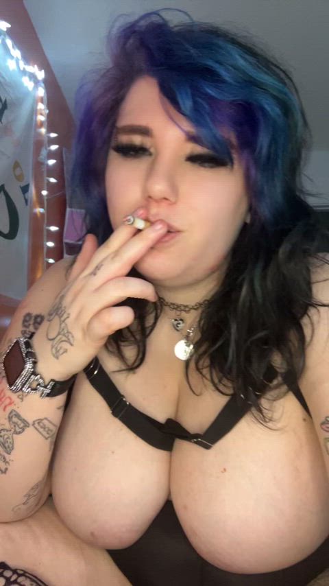 Blowing smoke in your face