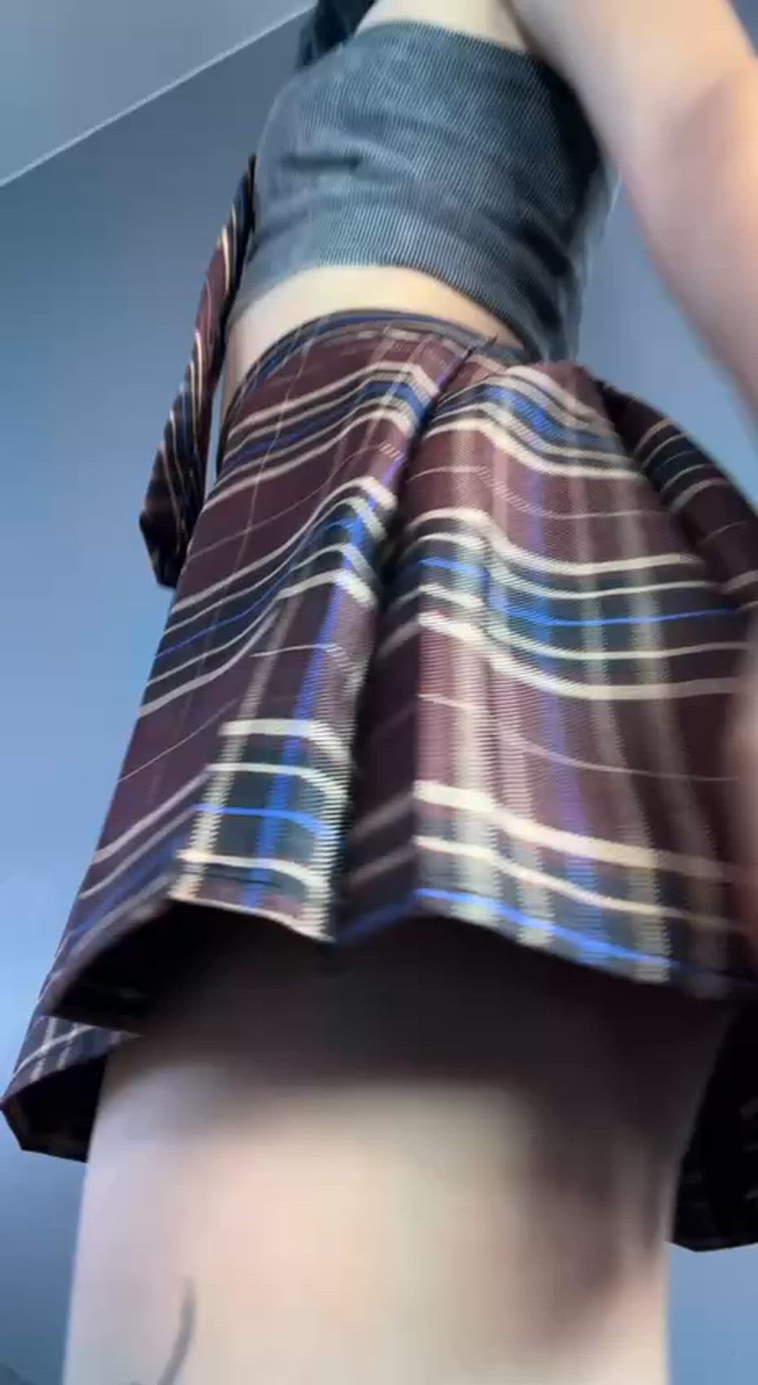 is my skirt looks short?