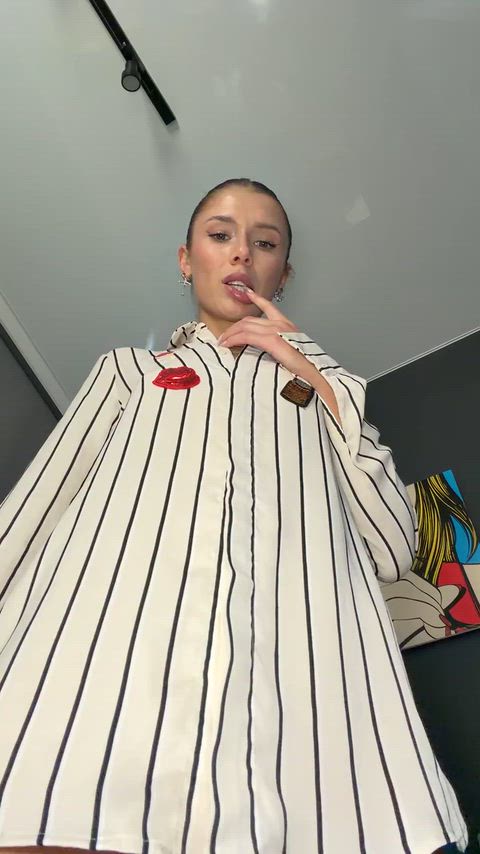 Amateur Ass Boobs Brunette Lingerie Pawg Pussy Small Tits Tease Teen Porn GIF by viqueensy