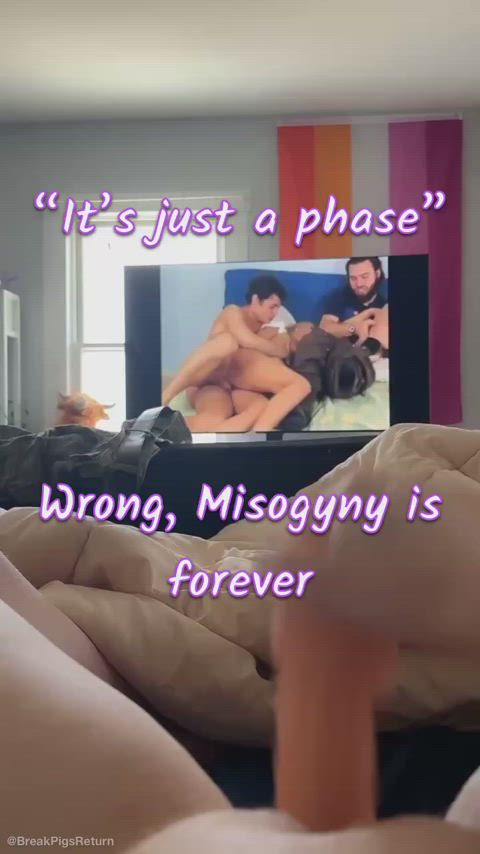 Accept your fate. You are the inferior gender. Cry and finger yourself, goonette.