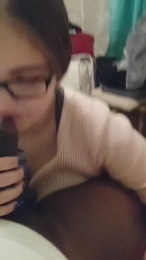 Amateur BBC Babe Blowjob Cute Homemade Interracial Nipples Teen Porn GIF by jeffpitch