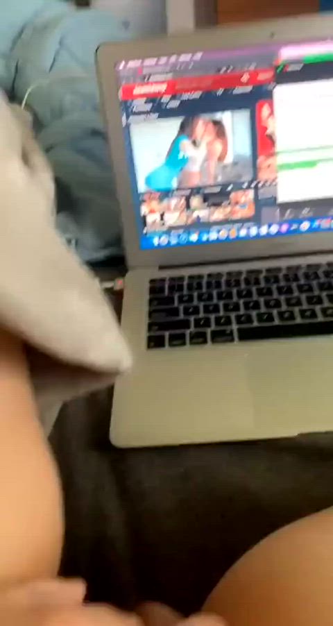 I found that a girl made a Female Masturbation POV while watching my Goonette Fuel Porn Video