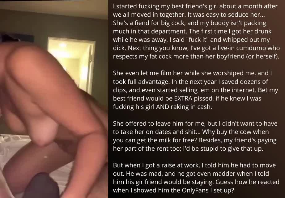 My best friend's girl is my personal slut
