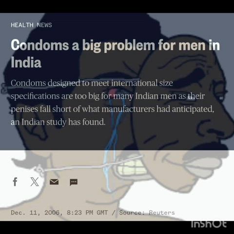 No wonder india is known for being the most defeated country ever there testosterone is just way too low to compete