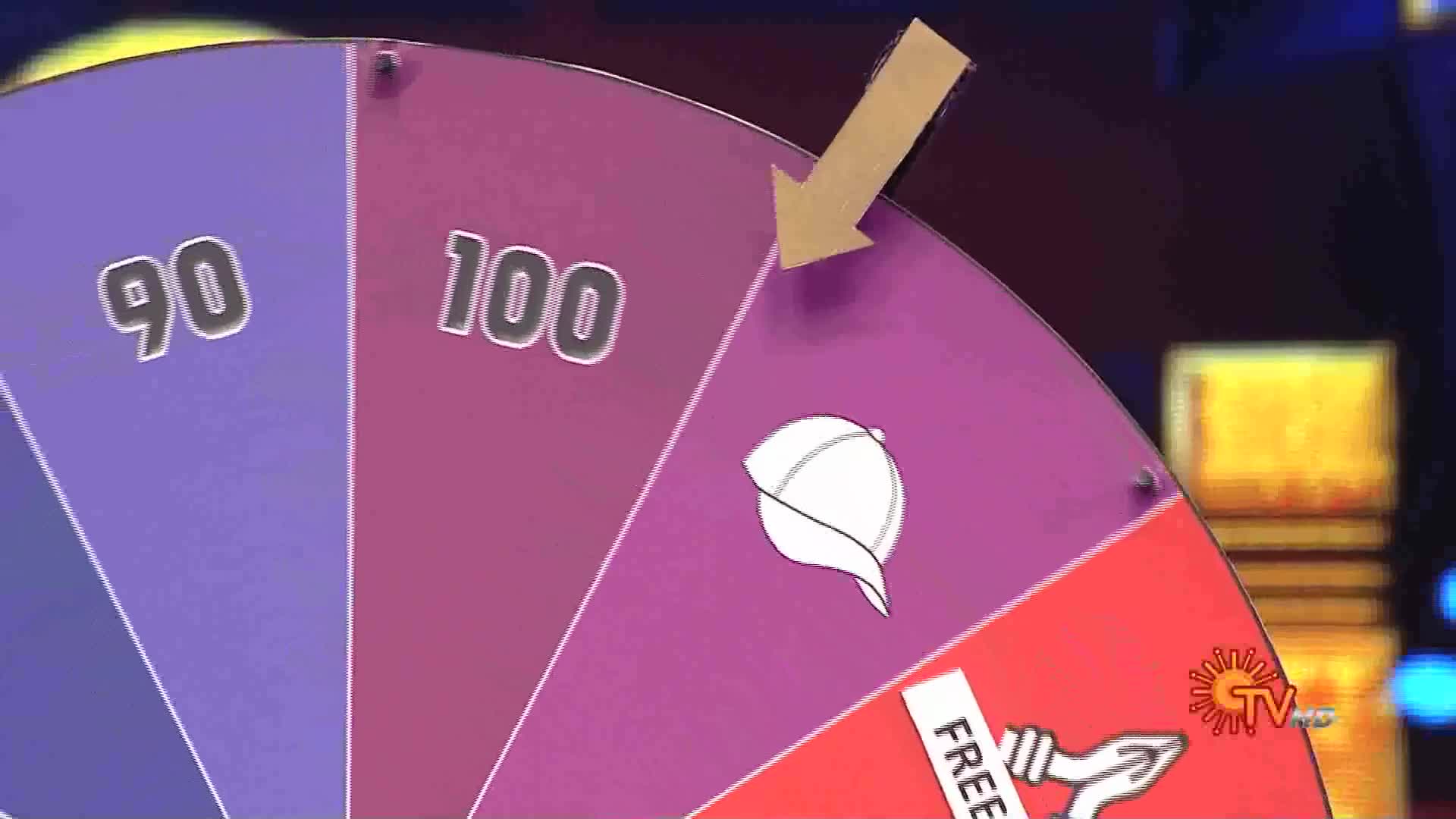 Vegetables slop dumped on a girl for losing gameshow