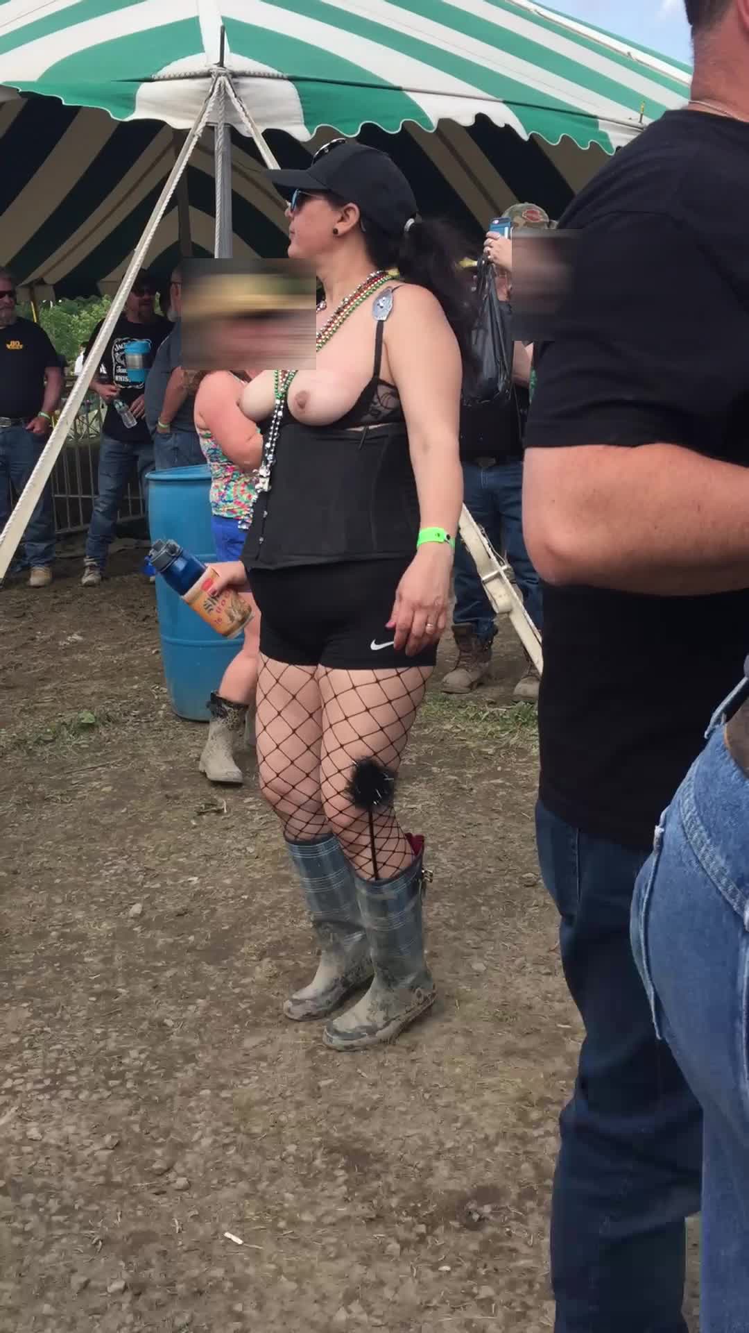 - I had fun at a bike rally!