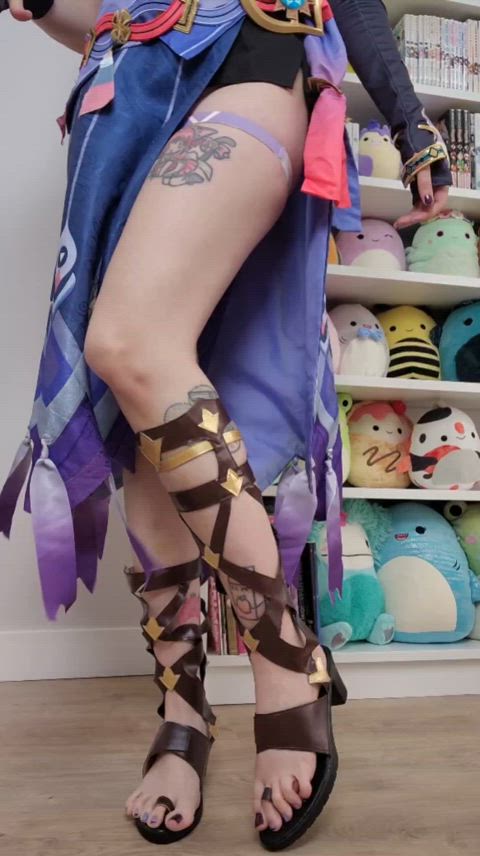 Dressing up as Citlali from Genshin Impact - Kerocchi