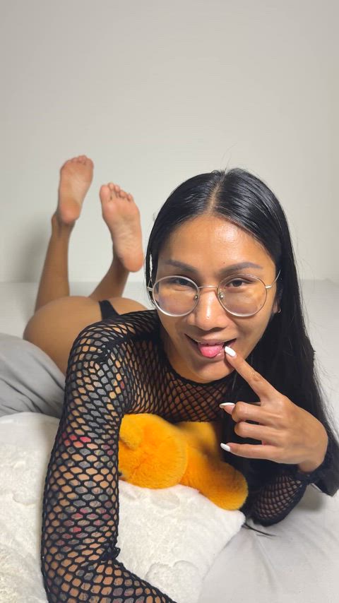 I wanna lick your cum off my braces after you ruin my tight body