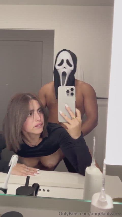 BBC Backshots Doggystyle Interracial Latina Standing Doggy Teen Porn GIF by manemane6