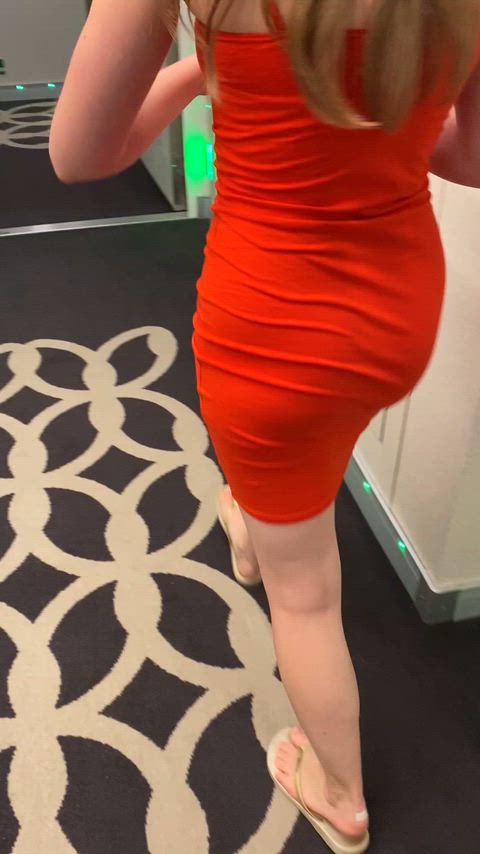 There is a surprise under my dress