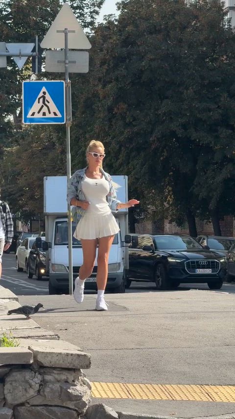 Bimbo Adventures. You never know who you'll run into in a dark alley