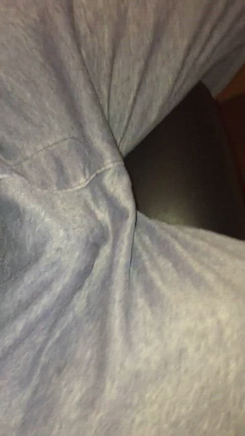 Whipping it out and getting hard