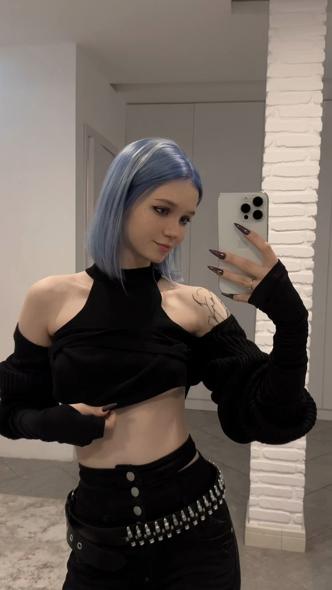 Cute, Teen, Tits, goth-girls