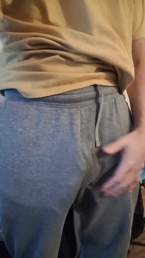 32 Straight grey sweats season 😏