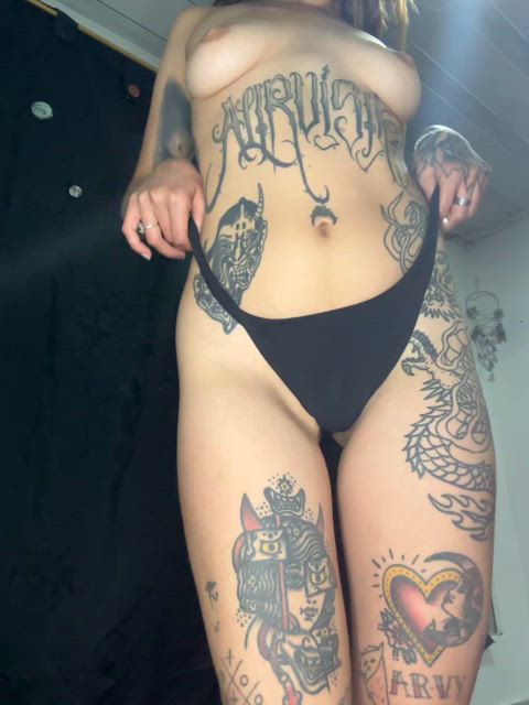 my tattoos always look better when i’m not overthinking everything